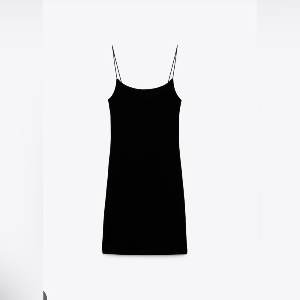 Zara Women's black body con dress size large